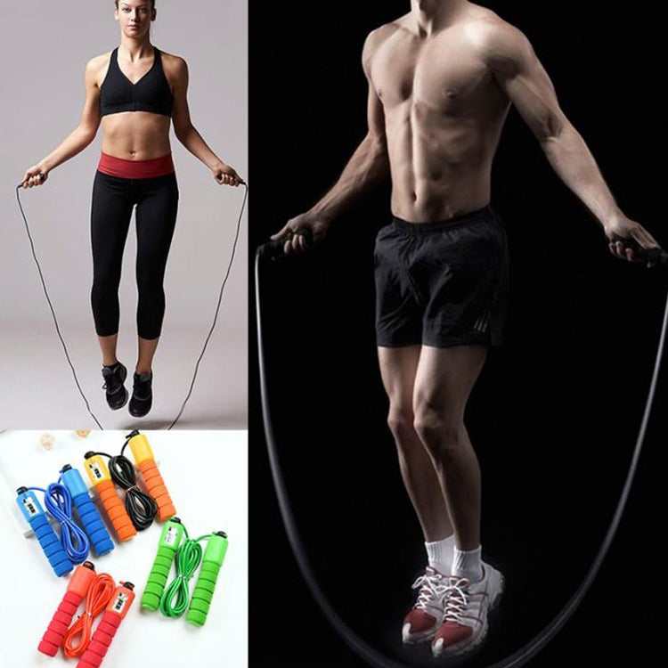 Black jump rope cable for skipping workouts with optional color rope set