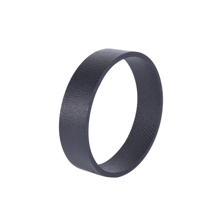 Black vacuum drive belt ring, single loop