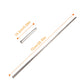 Portable pet fence gate metal support poles with pointed ends and connector pieces
