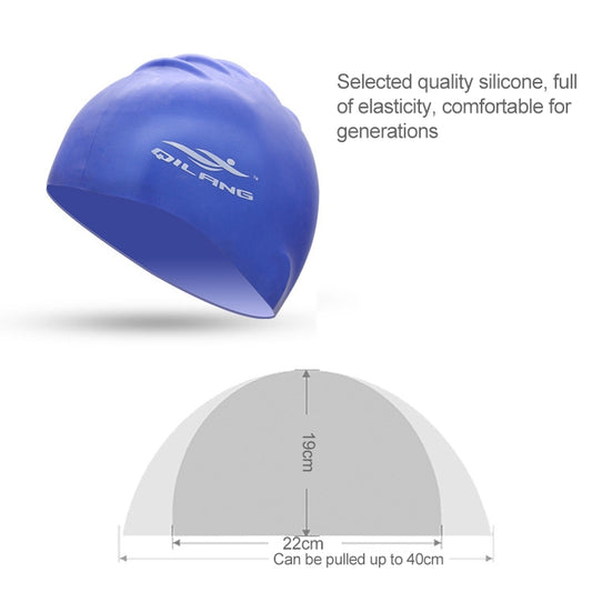 Adult Solid Color Waterproof Silicone Swimming Cap, Silicone Swimming Cap(Pink), Silicone Swimming Cap(Purple), Silicone Swimming Cap(Silver), Silicone Swimming Cap(Black), Silicone Swimming Cap(Dark Blue), Silicone Swimming Cap(Wine Red)              ...