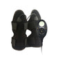 Black arm slimming massager set with elastic cuffs and control remote