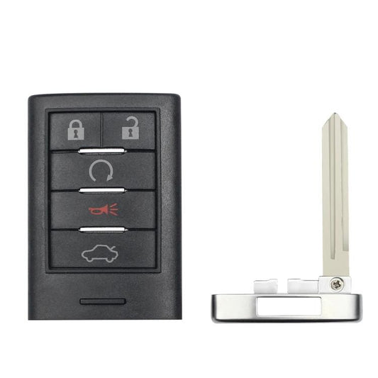 For Cadillac Car Remote Key Fob Case With Blank Key Blade