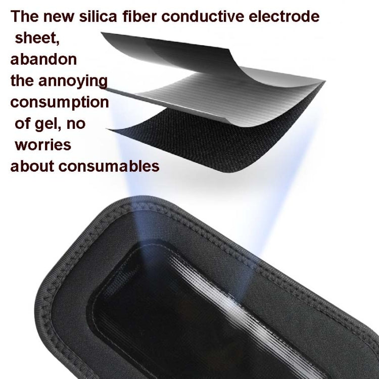 Flexible black conductive electrode pad with inner electrode channels