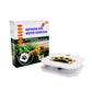 White automatic outdoor dog water fountain with paw logo and retail box