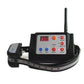 Wireless waterproof dog training collar receiver with LCD display and control buttons