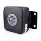 Black square wall target pad with RKA logo and attached mounting strap