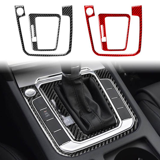 2pcs /Set Gear Shift Panel Trim Sticker Set For Volkswagen Magotan/CC Left-Hand Drive