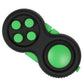 Stress relief magic hand pad toy with green buttons and thumb handle