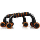 H-shaped push-up bracket with black base and orange ringed foam grip pads