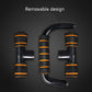 H-shaped push-up bracket with black frame and orange-striped foam grip pads