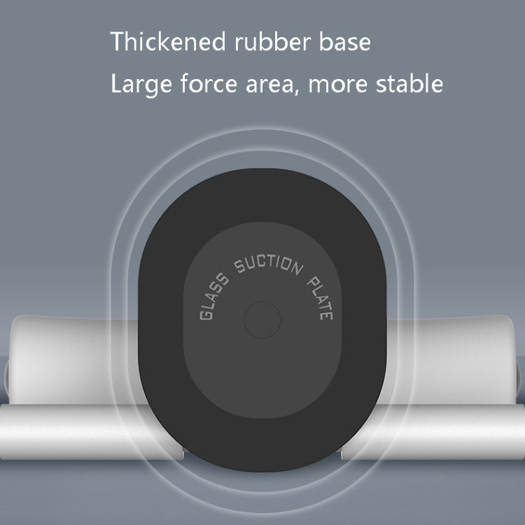 Abdominal crunch assist device with thick rubber base and white foam rollers