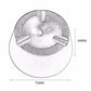 Technical diagram of round EAS open lock remover with three internal prongs