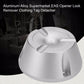 Silver EAS open lock remover with textured aluminum finish and three prongs