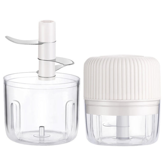 Household Vegetable Cutting Electric USB Garlic Masher Baby Mini Cooking Machine Baby Food Supplement Machine, 100ml, 250ml, 100ml + 250ml