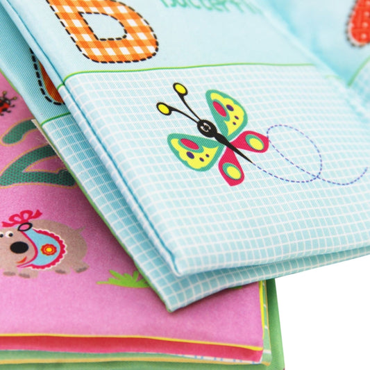 Baby Toys Infant Educational Soft Cloth Books, Animal, Geometry, Letter, Number