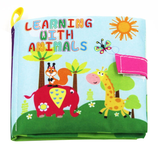 Baby Toys Infant Educational Soft Cloth Books, Animal, Geometry, Letter, Number