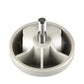 iRobot Roomba guide wheel top, off-white plastic with central axle and tread pads