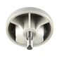iRobot Roomba guide wheel close-up with central axle and molded grip pads