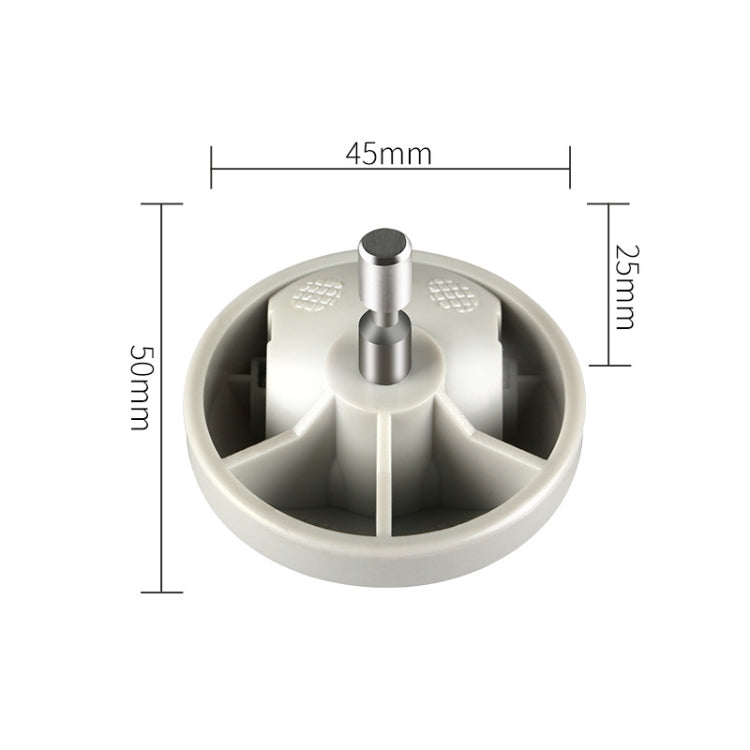 iRobot Roomba guide wheel dimensions: 45mm width, 25mm height