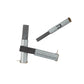 Motor carbon brush pair with silver holders and dark graphite pads