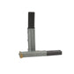 Motor carbon brush set piece with silver frame and dark graphite pads