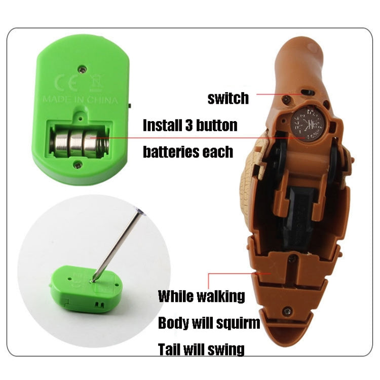7701 Children Electric Infrared Remote Control Snail Simulation Tricky Pet, Snail(Gray), Snail(Brown)
