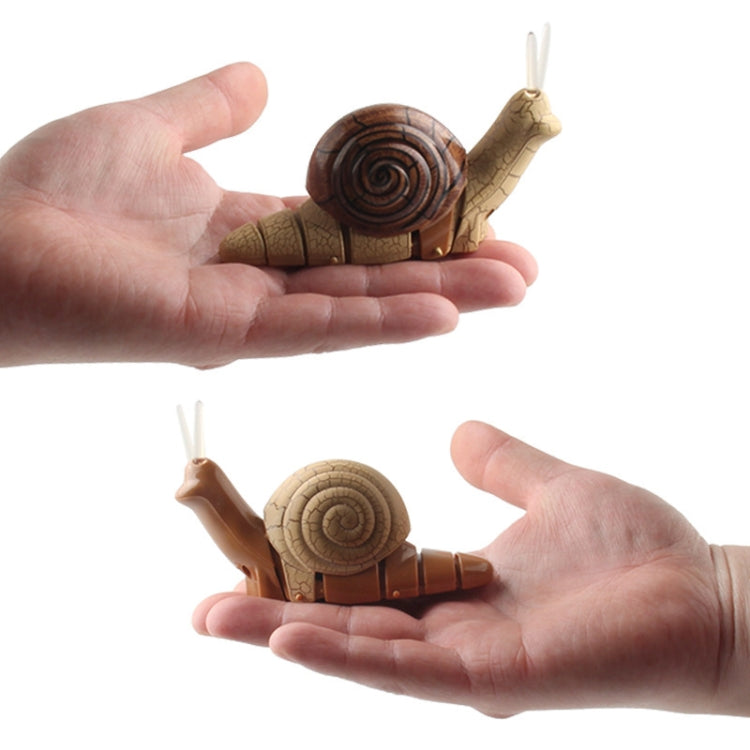 7701 Children Electric Infrared Remote Control Snail Simulation Tricky Pet, Snail(Gray), Snail(Brown)