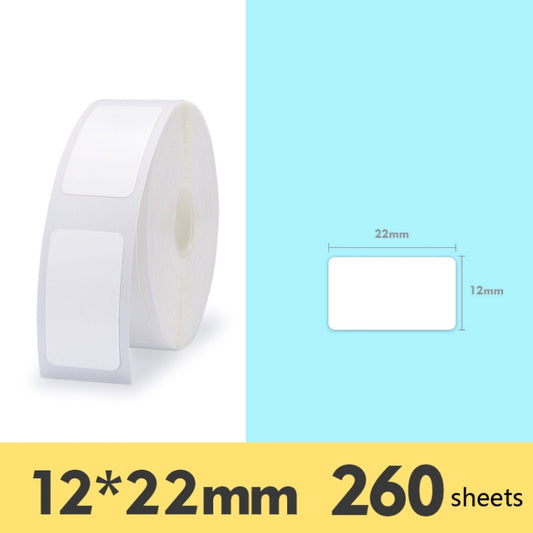 2 PCS Supermarket Goods Sticker Price Tag Paper Self-Adhesive Thermal Label Paper for NIIMBOT D11, Size: White 12x40mm 155 Sheets, White 12x22mm 260 Sheets, White 12x30mm 210 Sheets, White 12x40mm 160 Sheets, White 15x26mm 230 Sheets                   ...