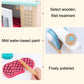 Children wooden kitchen playset detail: control panel, cutlery, smooth painted parts