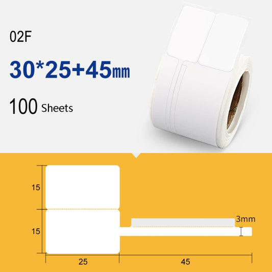 2 PCS Jewelry Tag Price Label Thermal Adhesive Label Paper for NIIMBOT B11 / B3S, 02F 100 Sheets, 02T 100 Sheets, 02F Festive Red 100 Sheets, 02T Auspicious Cloud Red 100 Sheets, 02T Feather Ink 100 Sheets, 02T Midnight 100 Sheets, 02T Cardamom 100 She...