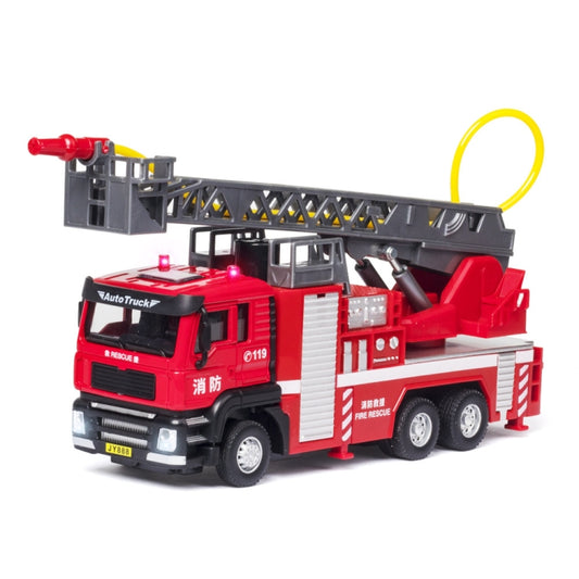 Jiaye Simulation Alloy 1:50 Scale Engineering Car Model Children Toy Car, Mixer, Excavator, Water Tanker, Ladder Car