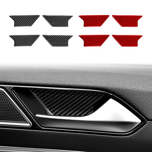 For Volkswagen Magotan / CC 3pcs /Set Left Hand Drive Inner Door Handle Trim Stickers
