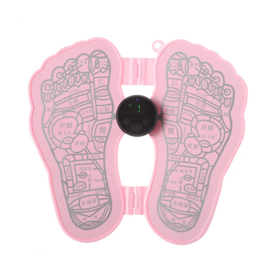 MLR-125 Mini Foot Massager Elderly Foot Foot Massager EMS Portable Pulse Home Foot Relaxing Massager, Black (Battery), Pink (Battery), Pink (Rechargeable), Black (Rechargeable)