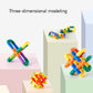 Children Educational Plastic Pipe Building Blocks Assembled Toy 72 PCS / Set, Plastic Pipe Building Blocks
