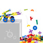Children Educational Plastic Pipe Building Blocks Assembled Toy 72 PCS / Set, Plastic Pipe Building Blocks