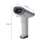Deli 14950 One-Dimensional Two-Dimensional Scanner Supermarket Catering Scanning Gun, Wired (Black), Wired (White), Wireless (Black), Wireless (White)
