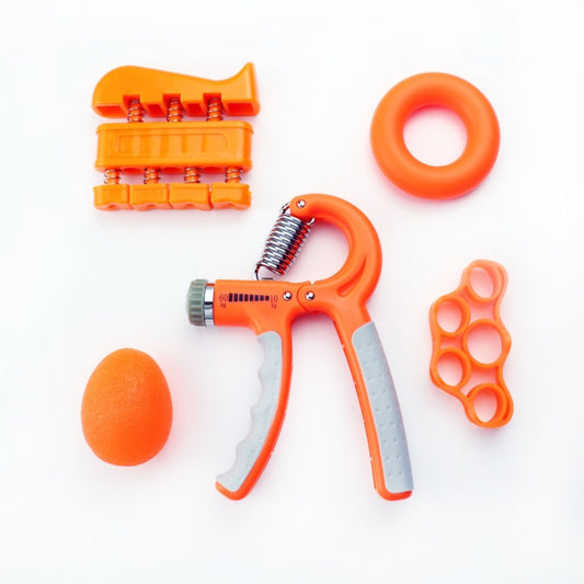 5 In 1 Counting Grip Device Fitness Adjustment Grip Device  Finger Trainer Set, 5 in 1