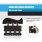 Black finger exerciser with adjustable top pegs and circular finger training grip