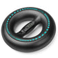 Electronic wrist power ring ball with blue LED rim and central LCD speed display