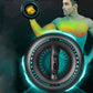 Electronic wrist power ball with blue LED ring and central display module
