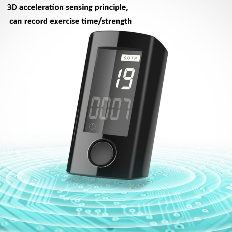 Black wrist power ball control unit with LCD screen and round side button
