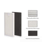 Replacement filter set with white pleated paper and black foam sponge pads