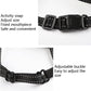 Adjustable dog muzzle cover with secured buckles and fixed mouthpiece frame