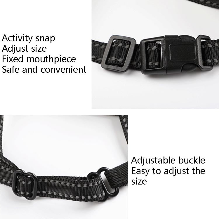 Adjustable dog muzzle cover with secured buckles and fixed mouthpiece frame