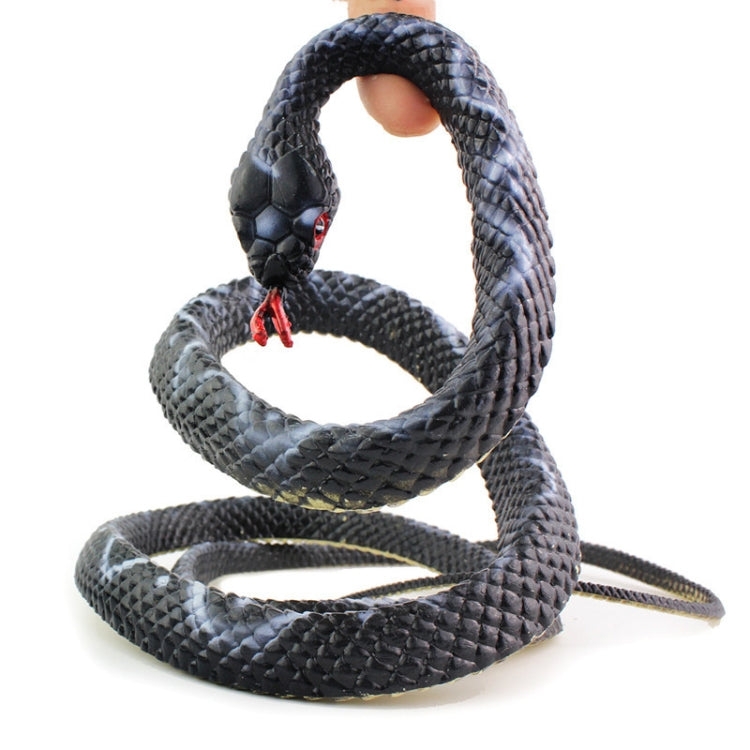 2 PCS Boa Constrictor Tricky Toy Mischief Scary Simulation Snake, Yellow, Green, Black, Brown