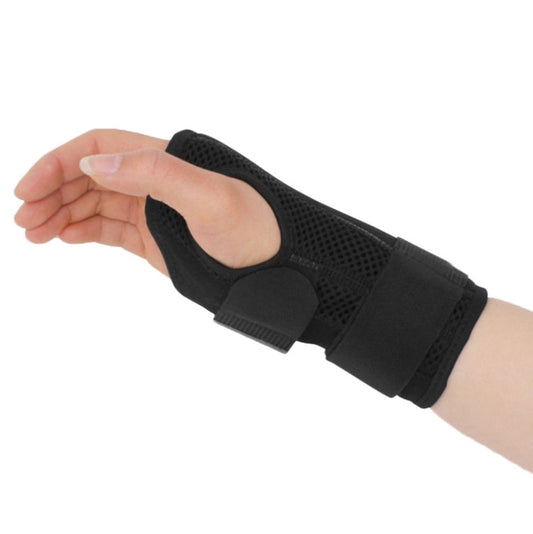 Two-Way Compression Stabilized Support Plate Wrist Brace Fracture Sprain Rehabilitation Wrist Brace, Specification: Right Hand S (Black), Left Hand S (Black), Right Hand S (Black), Left Hand M (Black), Right Hand M (Black), Left Hand L (Black)         ...