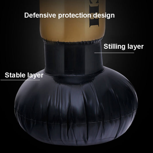 PVC Adult Children Thick Vertical Inflatable Punching Bag Tumbler Inflatable Boxing Column, Height: 1.6m, 1.6m Gold