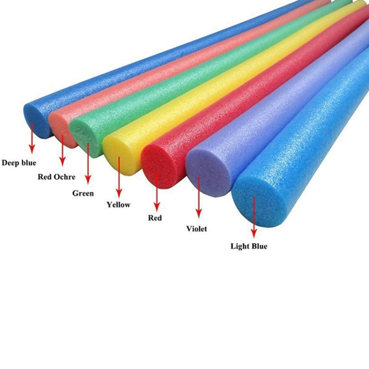 Color-coded foam swim sticks in assorted blue, green, red, and yellow tones