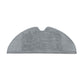 Robot vacuum gray mop cloth pad, textured fabric with center panel