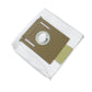 Non-woven dust bag for ecovacs T8 T8AIVI MAX, angled view with brown filter and round inlet